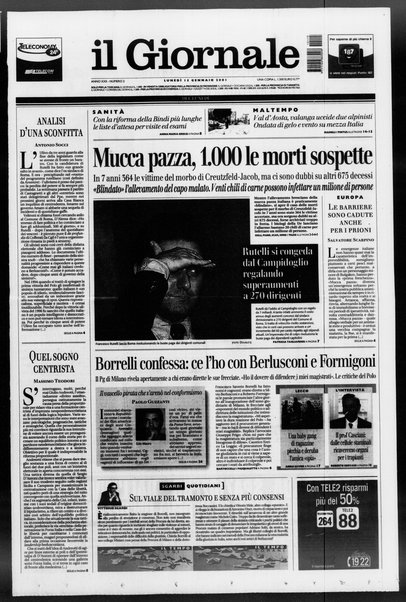 Il giornale del lunedi